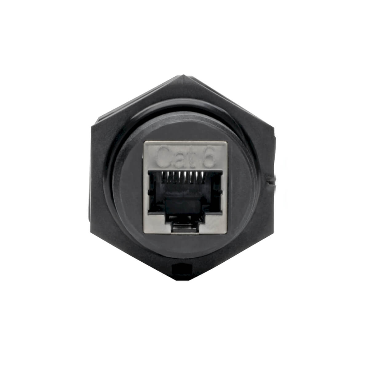 Spojka, pripojenie Ethernet zariadenia v priemysle, IP68, montáž do panelu, Cat5/ Cat6 Samice/ Samice 