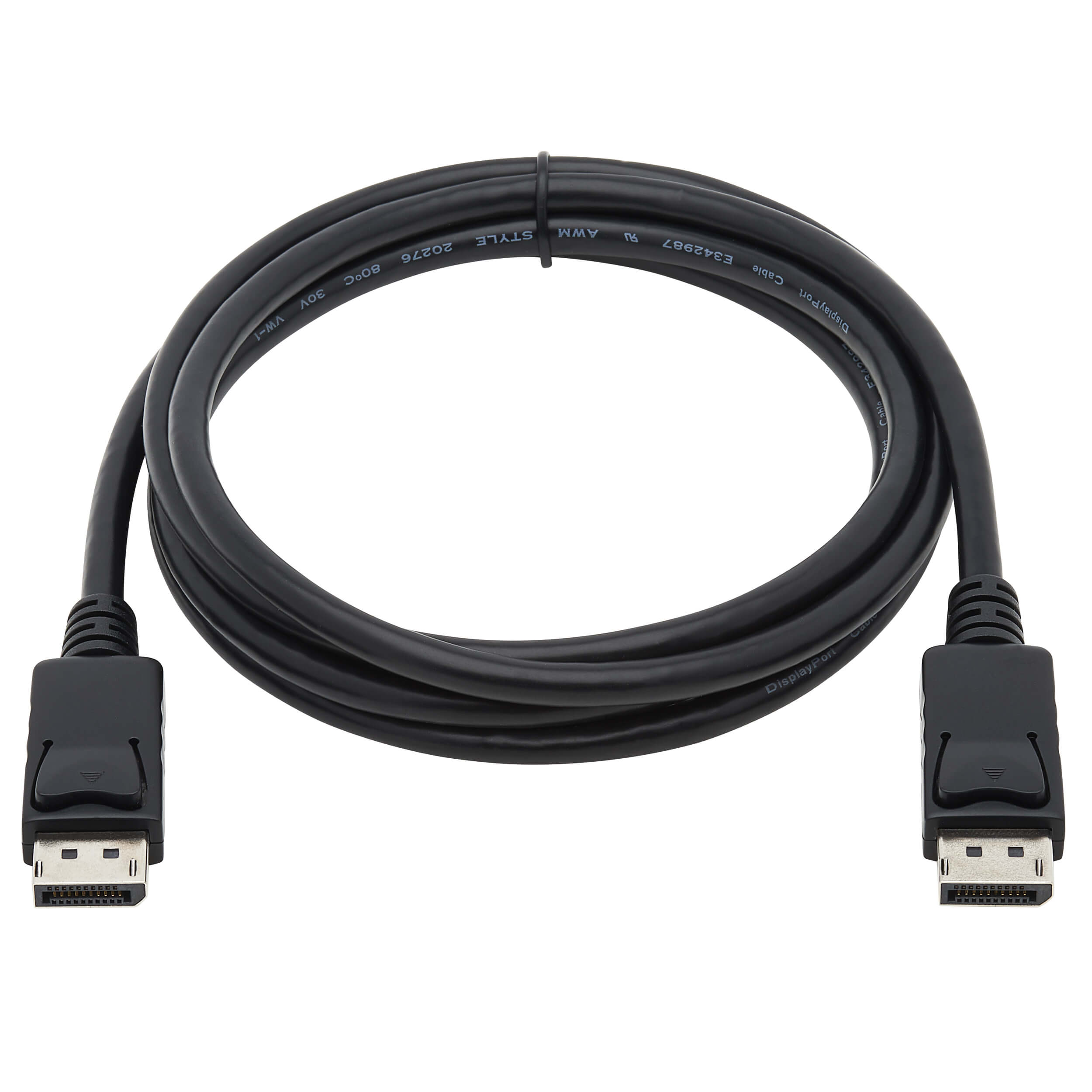 Kábel DisplayPort so západkou, 4K 60Hz, (Samec/ Samec), 1.83m 