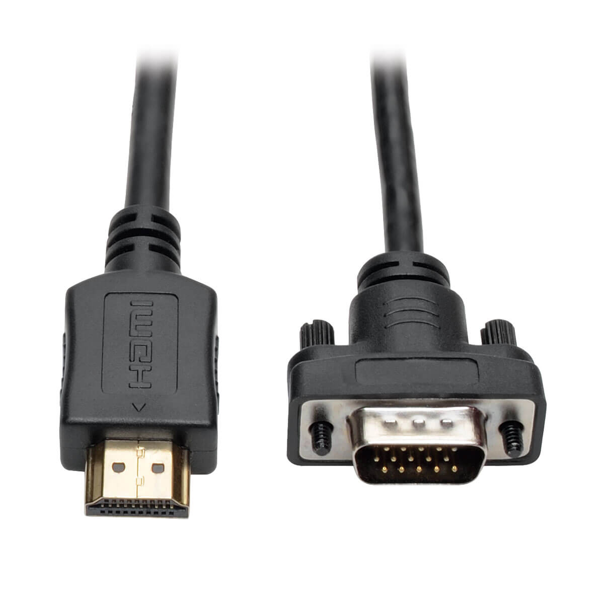 Video kábel HDMI/ VGA, Low-Profile HD15 (Samec/ Samec), 1.8m