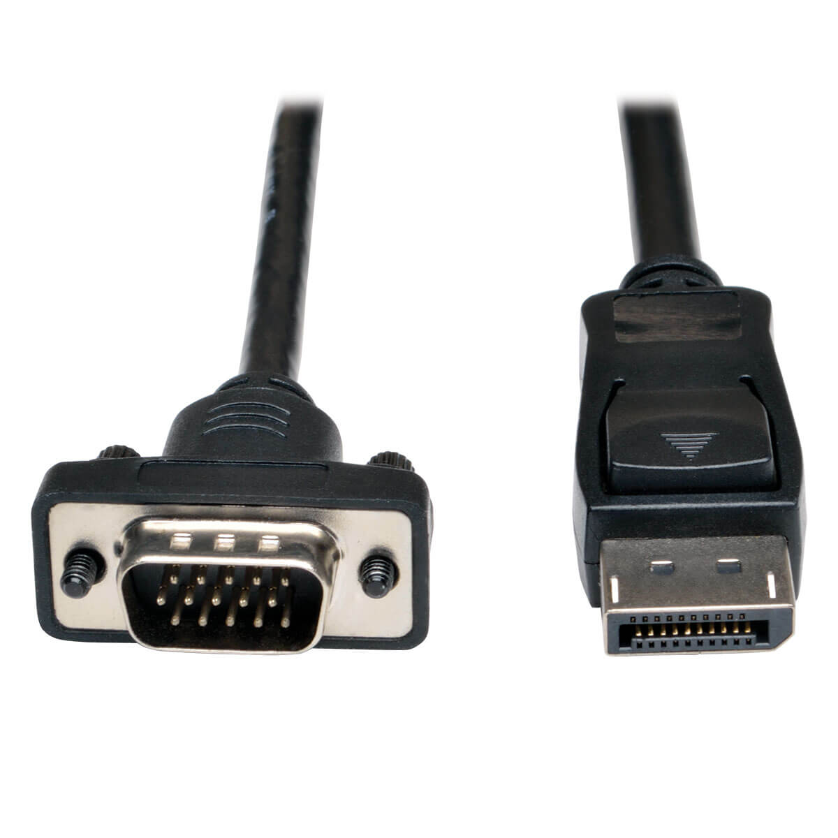 Video kábel DisplayPort 1.2 s aretáciou / VGA (Samec/ Samec), 1.8m