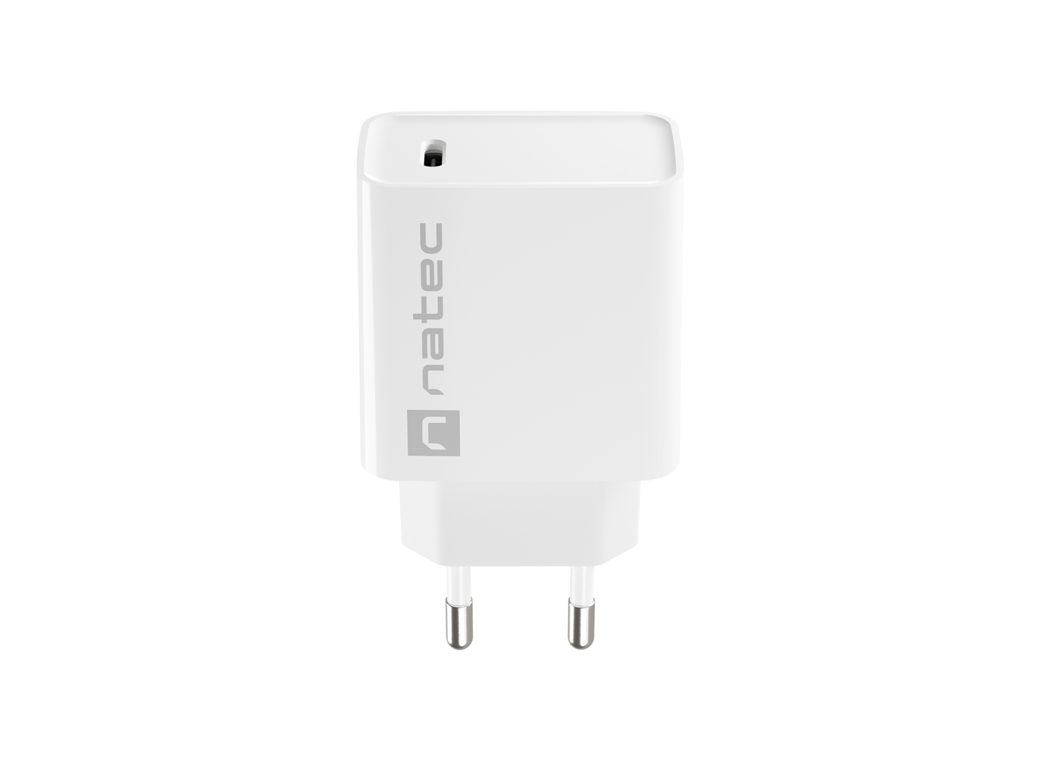 Univerzálna nabíjačka Natec RIBERA 20W 1X USB-C, biela