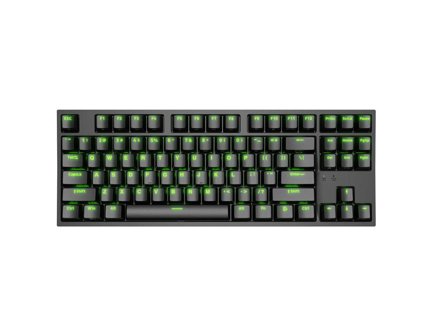Genesis herná mechanická klávesnica THOR 404/ RGB/ Gateron Yellow Pro/ Drôtová USB/ US layout/ Čierna 