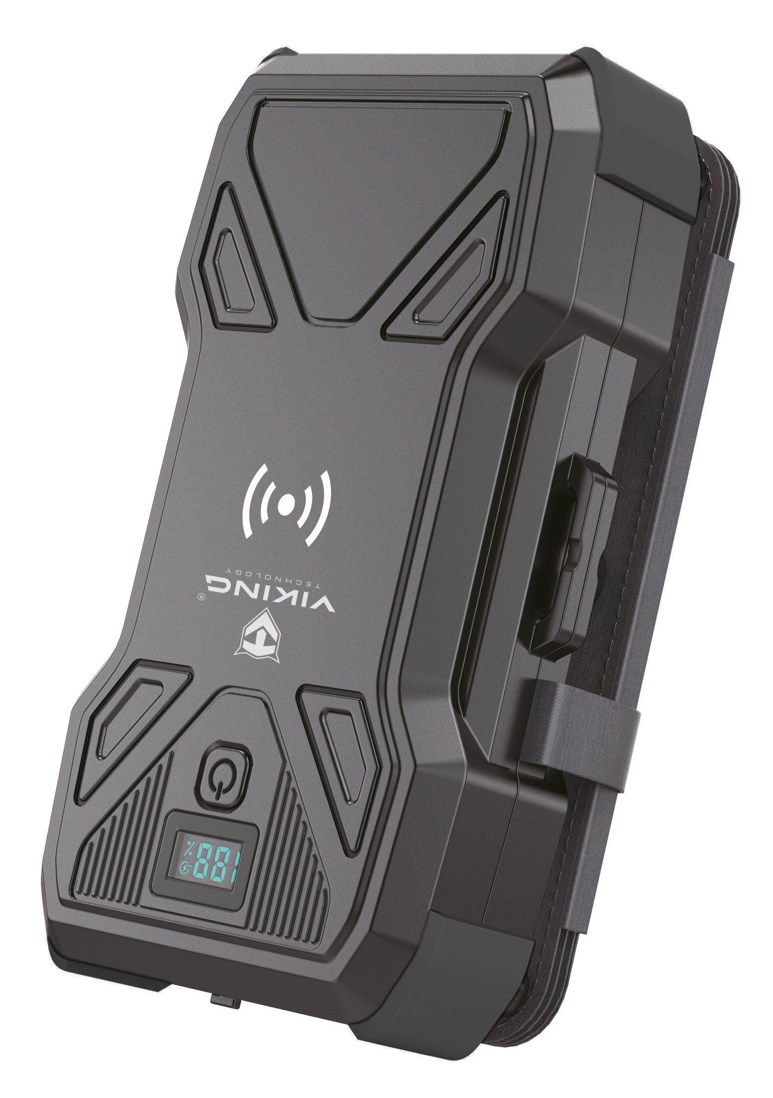 Solárna powerbanka VIKING TYR III/ Output: 1xUSB-C, 2xUSB-A/ Wireless charge 15W max/ 30000mAh/ LED svetlo