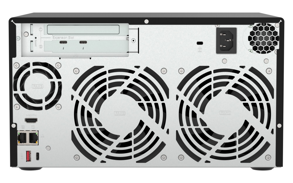QNAP TVS-h874T-i9-64G (16core, ZFS, 64GB RAM, 8x SATA, 2x M.2 NVMe, 2x 2, 5GbE, 2x Thunderbolt 4) 