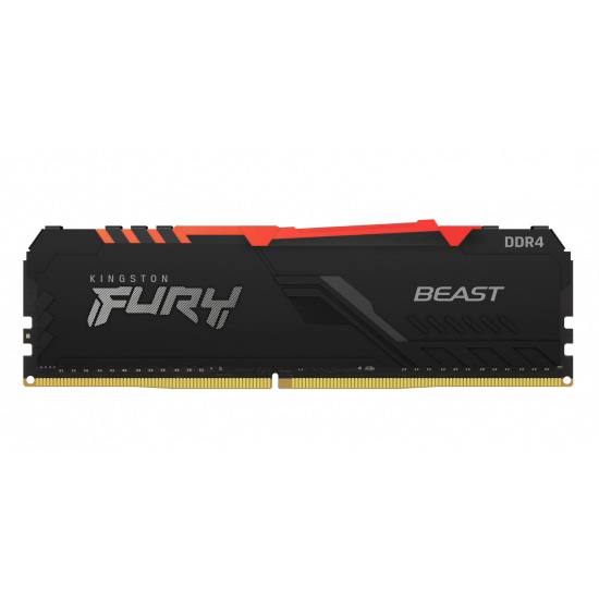 Kingston FURY Beast/ DDR4/ 64GB/ 3600MHz/ CL18/ 4x16GB/ RGB/ Black 