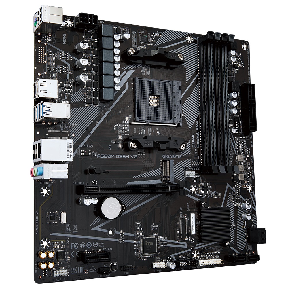 GIGABYTE A520M DS3H V2/ AM4/ mATX 