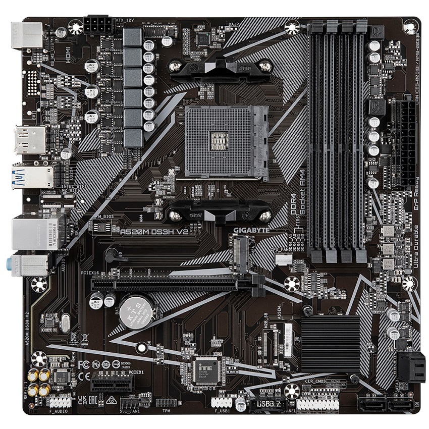 GIGABYTE A520M DS3H V2/ AM4/ mATX
