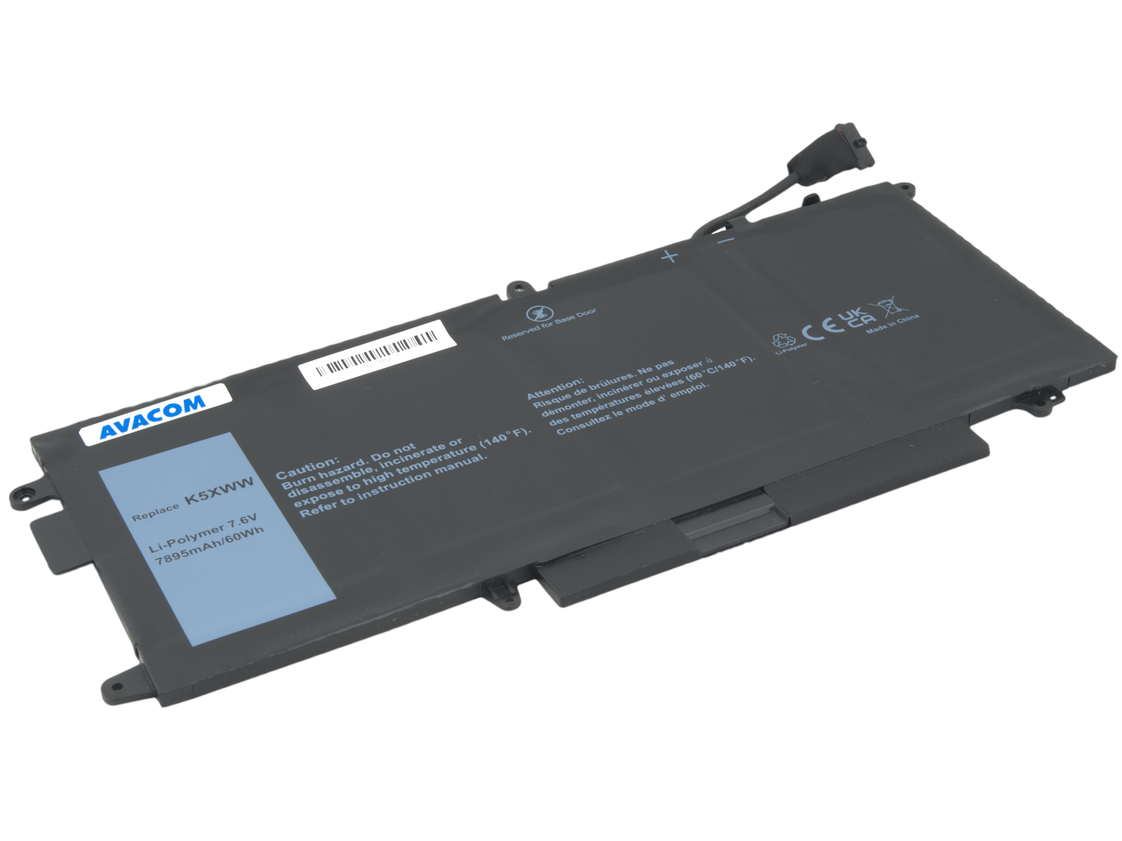 Batéria AVACOM pre Dell Latitude 7389, 7390 2-in-1 Li-Pol 7, 6 V 7895mAh 60Wh