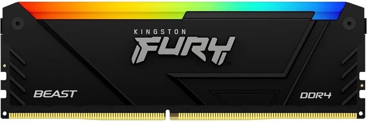Kingston FURY Beast/ DDR4/ 64GB/ 3600MHz/ CL18/ 2x32GB/ RGB/ Black 