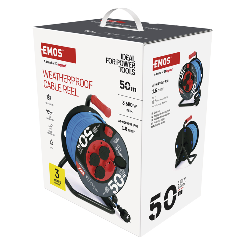 EMOS BUBEN 4Z 50M 1, 5MM NEMRZNÚCI PVC KÁBEL 