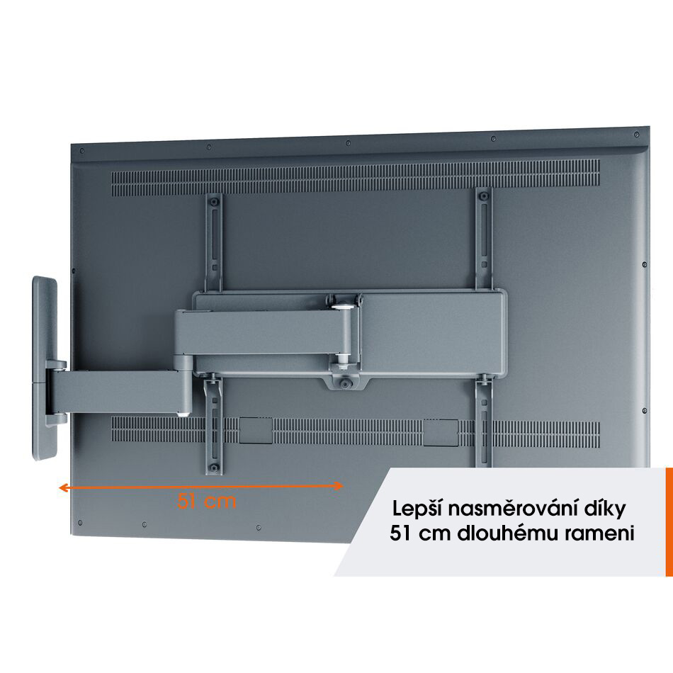 Vogel"s TVM1443, TV rameno s 3 kĺbmi pre displeje 32-65", 25 kg 