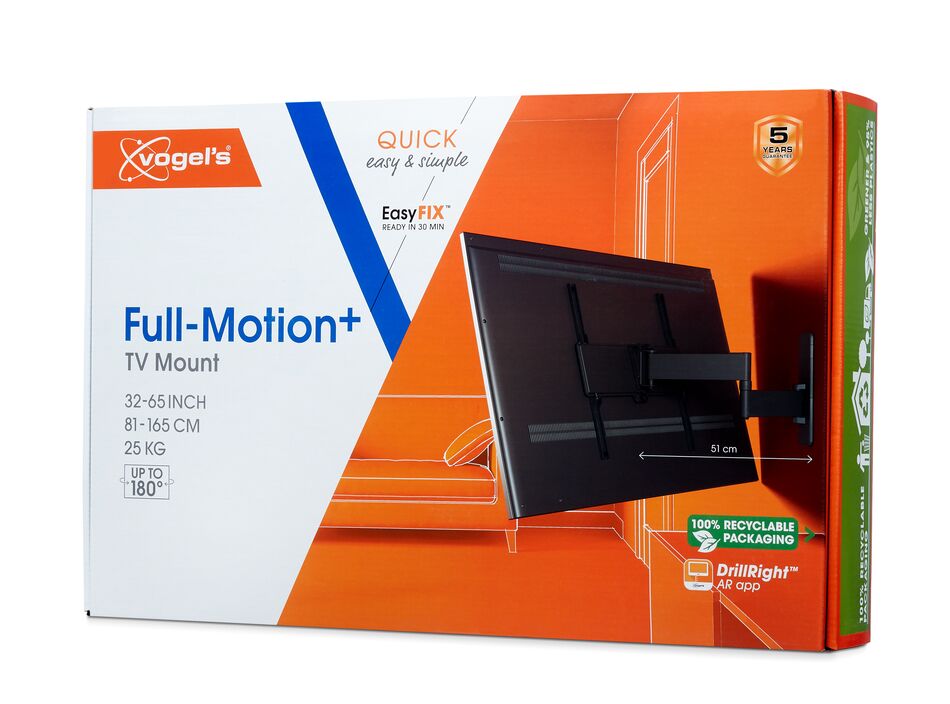 Vogel"s TVM1443, TV rameno s 3 kĺbmi pre displeje 32-65", 25 kg 