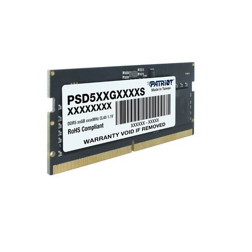 Patriot Signature Line/ SO-DIMM DDR5/ 8GB/ 5600MHz/ CL46/ 1x8GB 