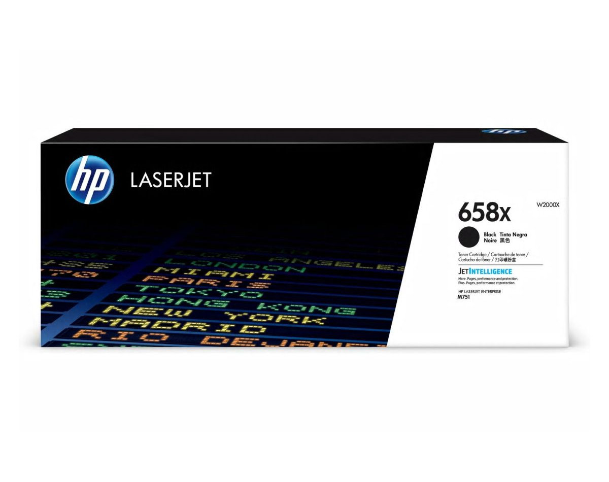 HP Čierna originálna tonerová kazeta HP 658X