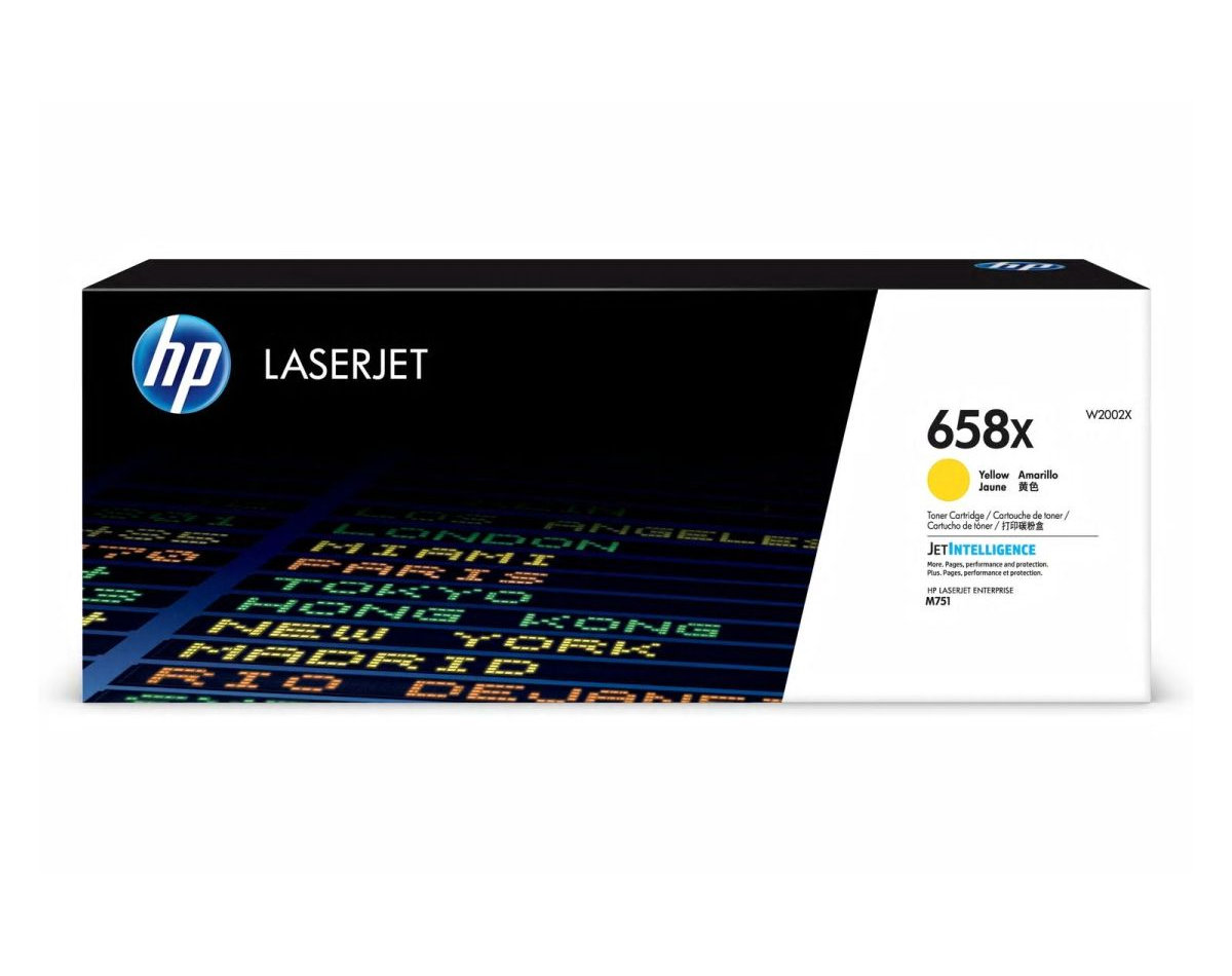 HP Žltá originálna tonerová kazeta HP 658X
