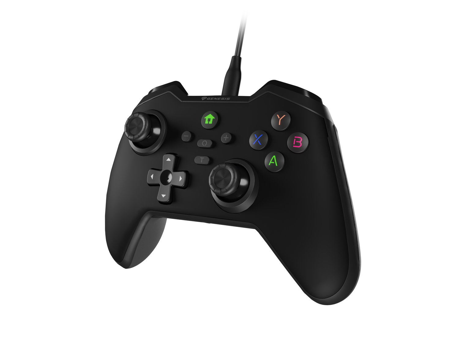Drôtový gamepad Genesis MANGAN 300, pre PC/ Switch/ Mobil, čierny 