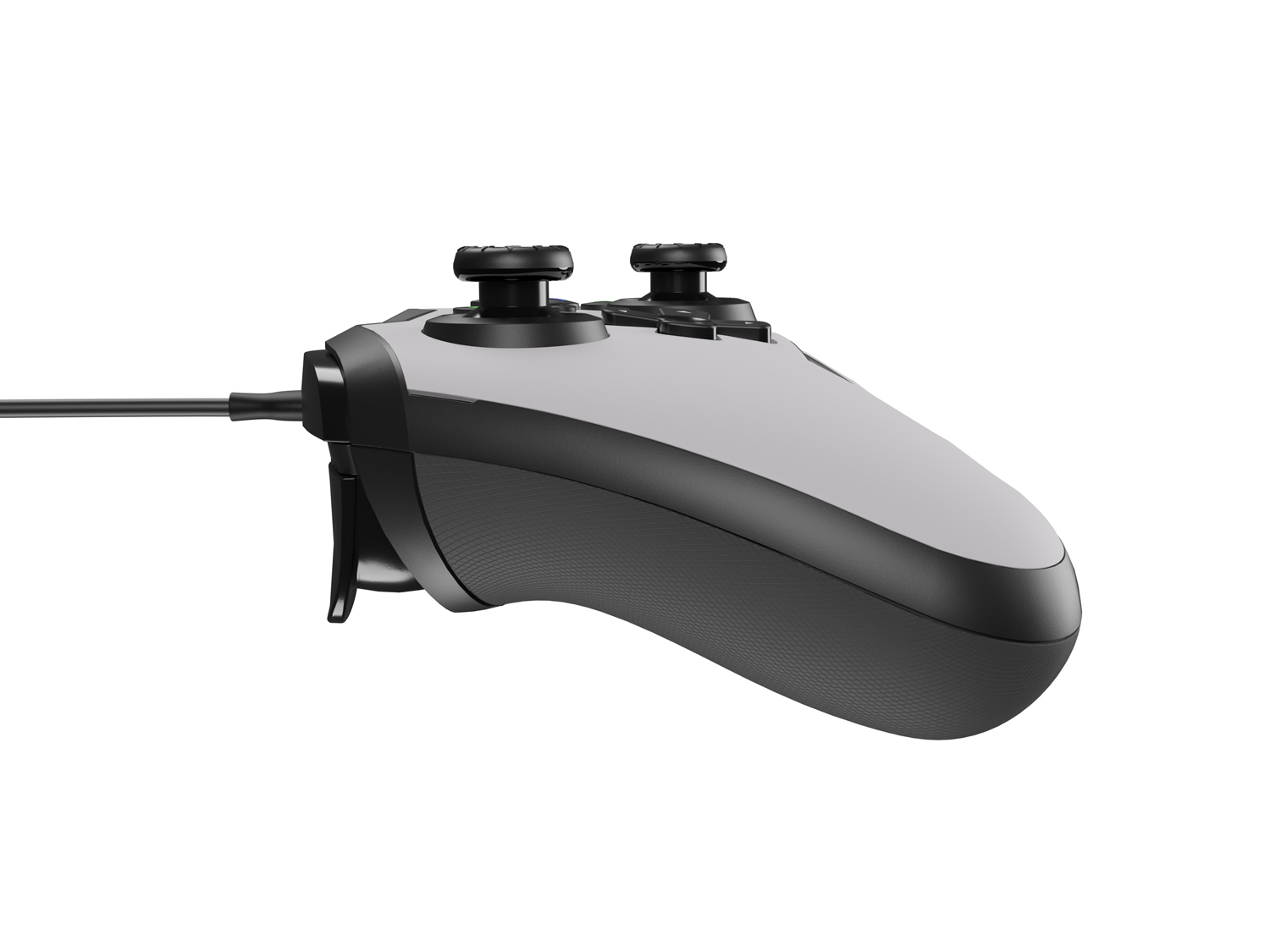 Drôtový gamepad Genesis MANGAN 300, pre PC/ Switch/ Mobil, biely 
