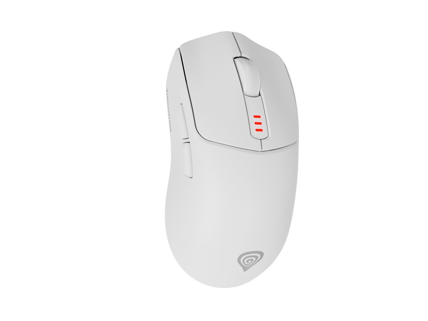 Genesis herná myš ZIRCON 500 G2/ Herná/ Optická/ 10 000 DPI/ USB+BT/ Biela