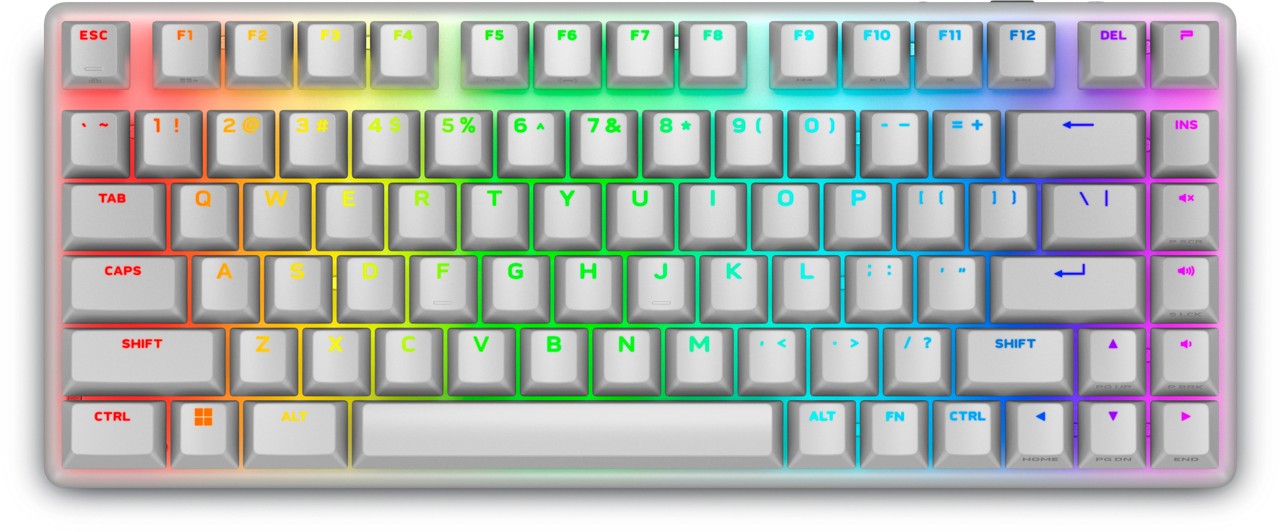 Alienware/ Bezdrôtová USB + Bluetooth/ IE layout/ Biela