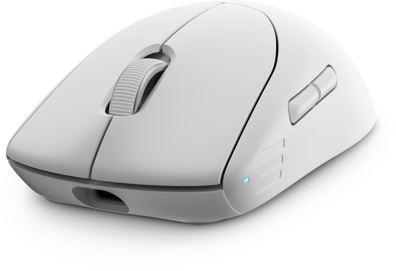 Dell Alienware Pre/ Herná/ Optická/ Pre pravákov/ 26 000 DPI/ Drôtová+bezdrôtová/ Biela 