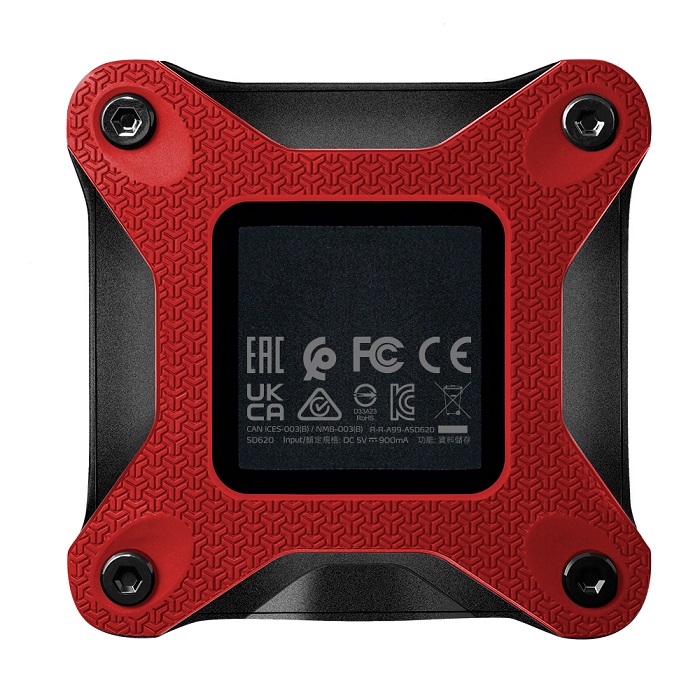 ADATA SD620/ 512GB/ SSD/ Externý/ Červený/ 3R 