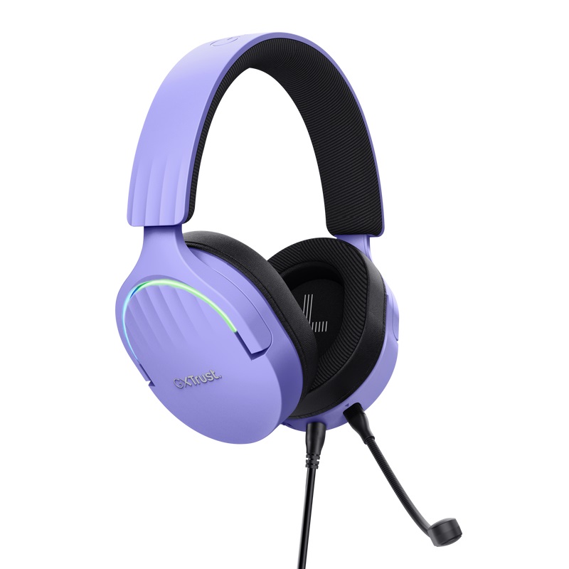 Trust Gaming GXT 490 Fayzo/ 7.1/ USB/ Drôt/ Fialová 