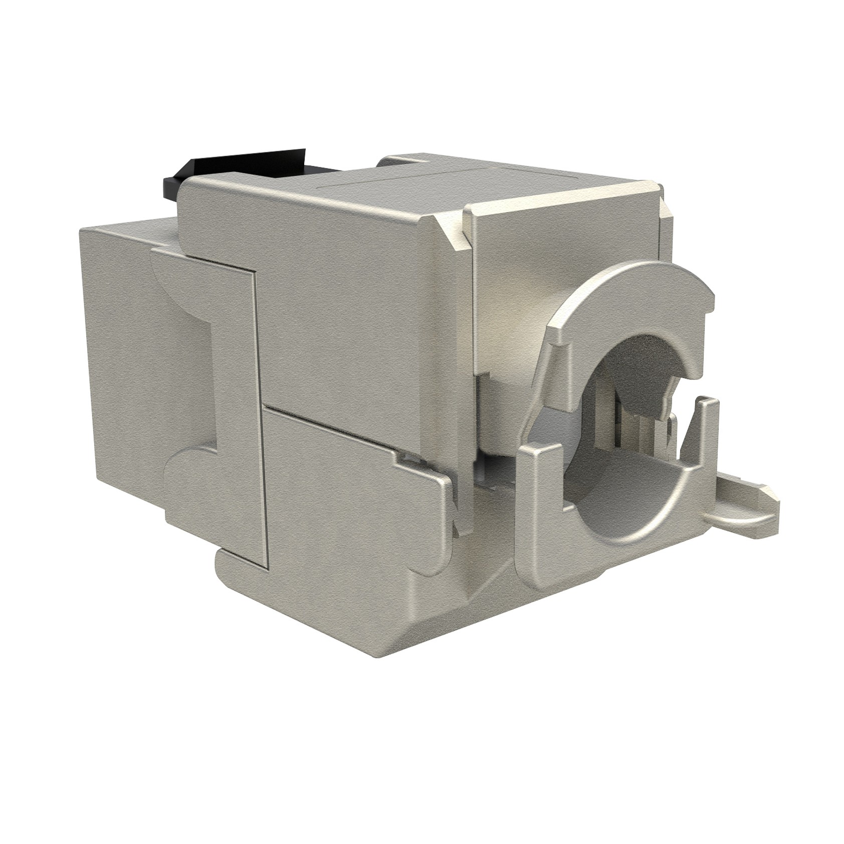 Samorezný keystone Solarix CAT6 STP SXKJ-6-STP-BK-SA 
