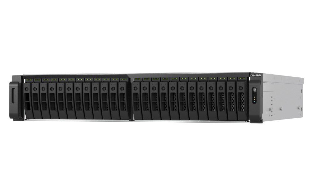 QNAP TS-h3077AFU-R7-64G (Ryzén Pro 5, 3GHz, ZFS, 64GB DDR5 RAM, 30x 2, 5" SATA, 2x 2, 5GbE, 2x 10GbE) 