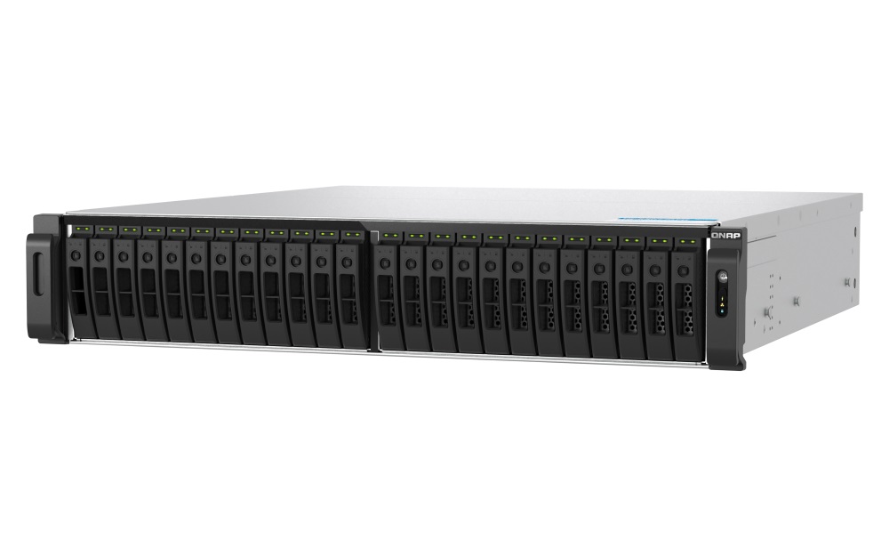 QNAP TS-h3077AFU-R7-64G (Ryzén Pro 5, 3GHz, ZFS, 64GB DDR5 RAM, 30x 2, 5" SATA, 2x 2, 5GbE, 2x 10GbE) 