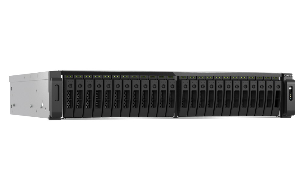 QNAP TS-h3077AFU-R7-64G (Ryzén Pro 5, 3GHz, ZFS, 64GB DDR5 RAM, 30x 2, 5" SATA, 2x 2, 5GbE, 2x 10GbE) 