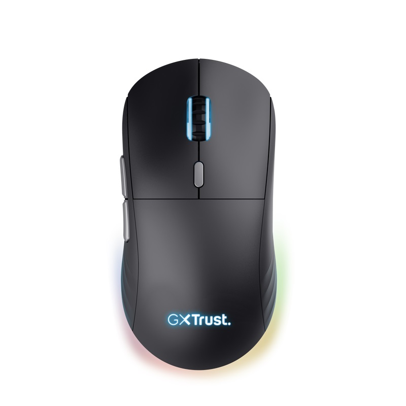 Trust GXT 926 REDEX II/ Herná/ Laserová/ Pre pravákov/ 10 000 DPI/ Drôtová+bezdrôtová/ Čierna