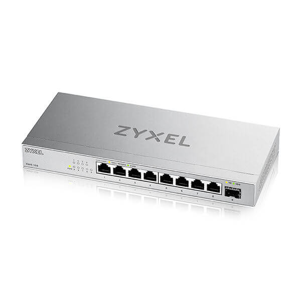 Zyxel XMG-108 8 Ports 2, 5G + 1 SFP+ Desktop MultiGig unmanaged Switch