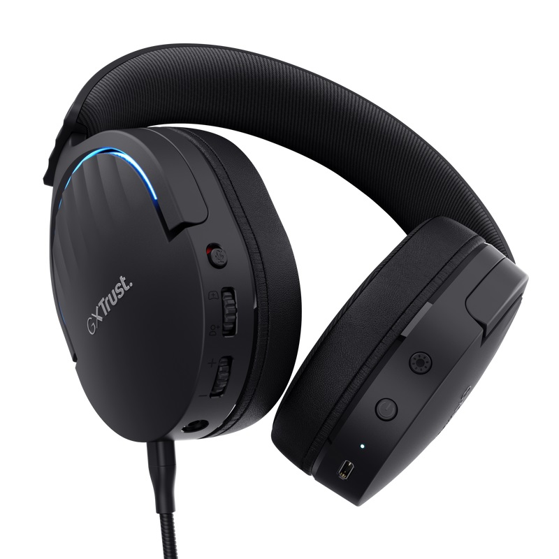 Trust Gaming GXT 491 Fayzo/ 7.1/ Jack/ Drôt/ BT-USB/ Bezdrôt/ Čierna 