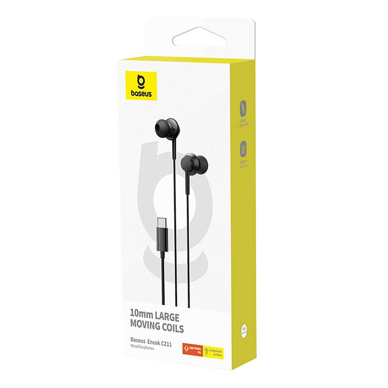 Baseus Encok CZ11/ USB-C/ Drôt/ Čierna 