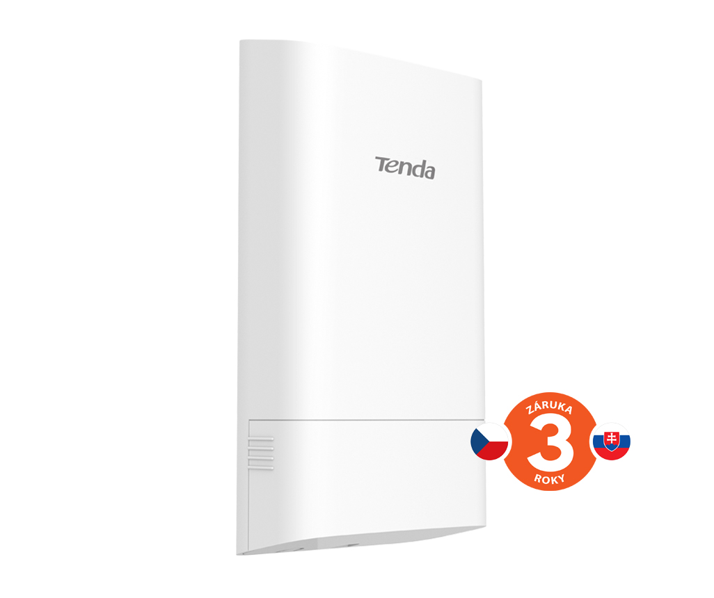Tenda O1-5G Outdoor CPE 5 GHz WiFi AC900, 867Mb/ s, 9 dBi, IP65, pasívna PoE výhybka + adaptér