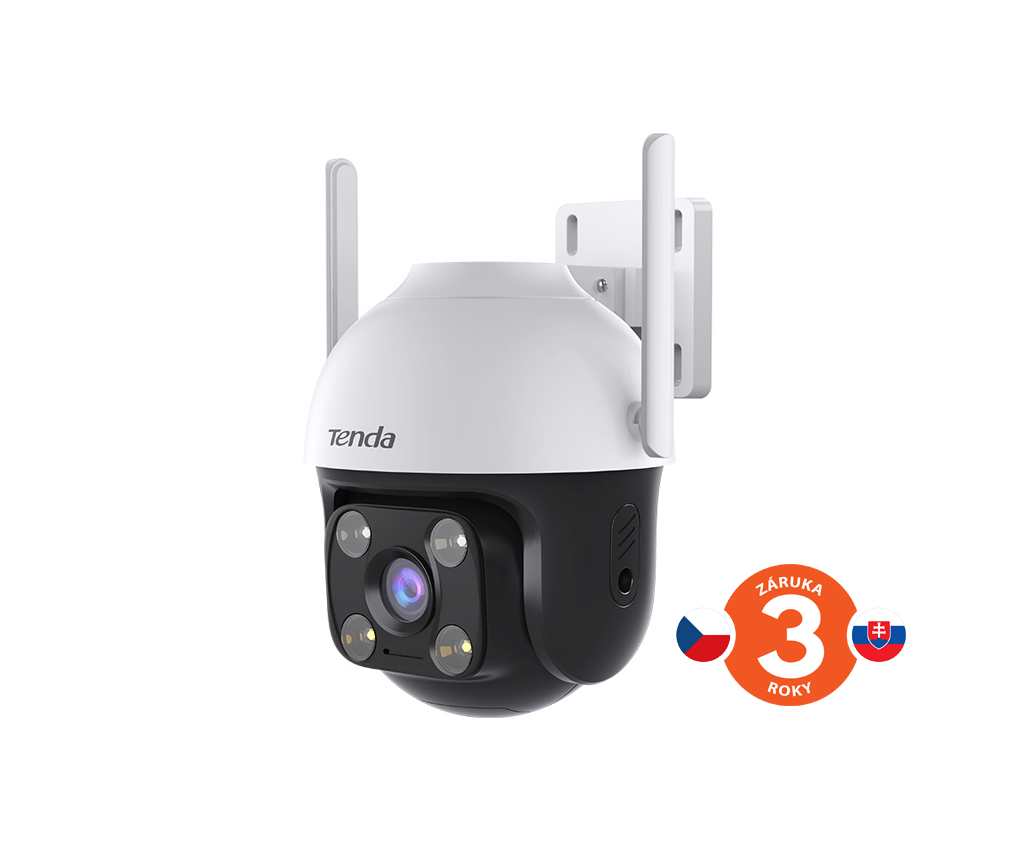 Tenda RH7-WCA - Vonkajšia otočná IP65 WiFi 4MPx kamera, nočná LED, audio, detekcia pohybu, CZ app 