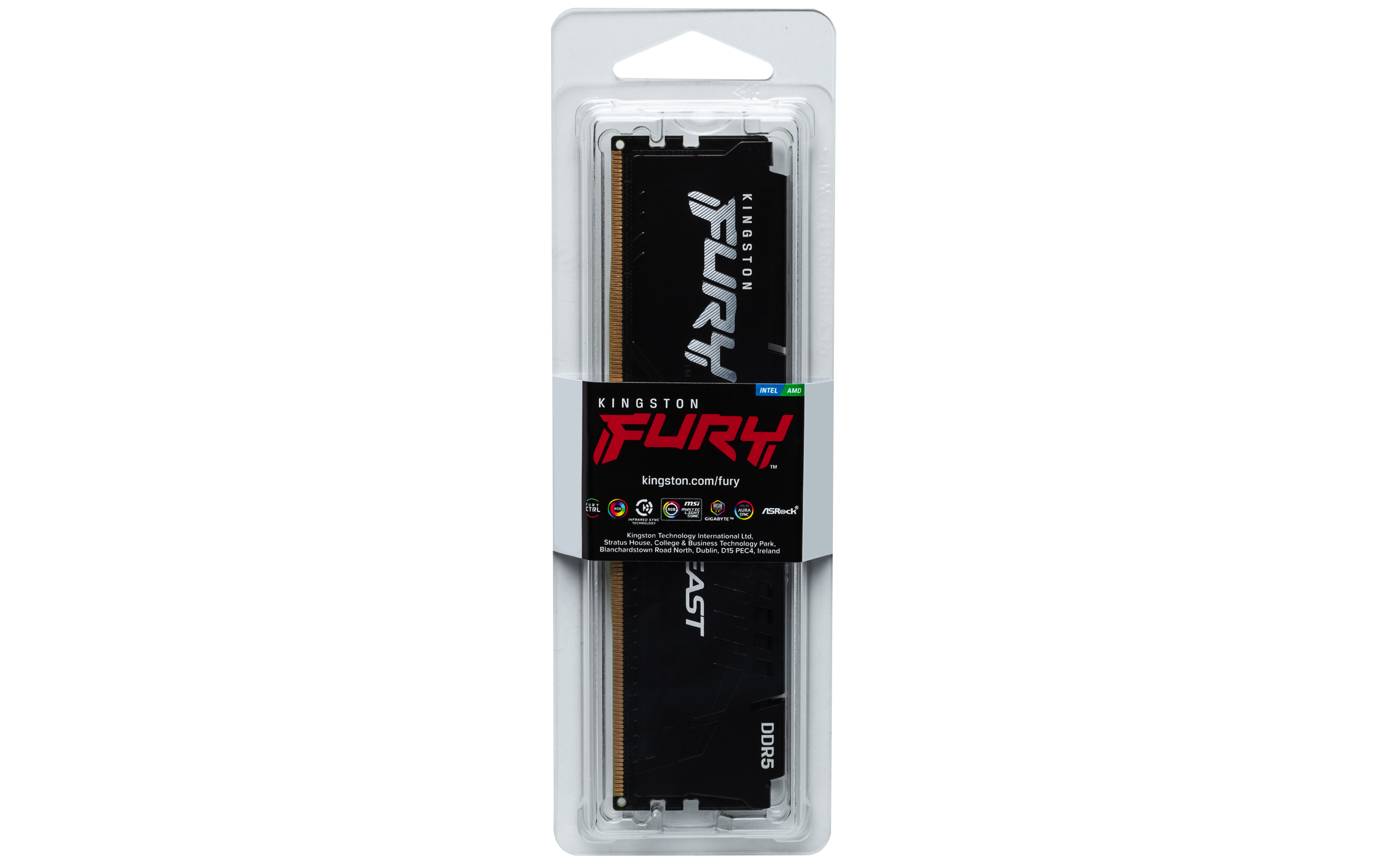 Kingston FURY Beast EXPO/ DDR5/ 16GB/ 6000MHz/ CL30/ 1x16GB/ Black 