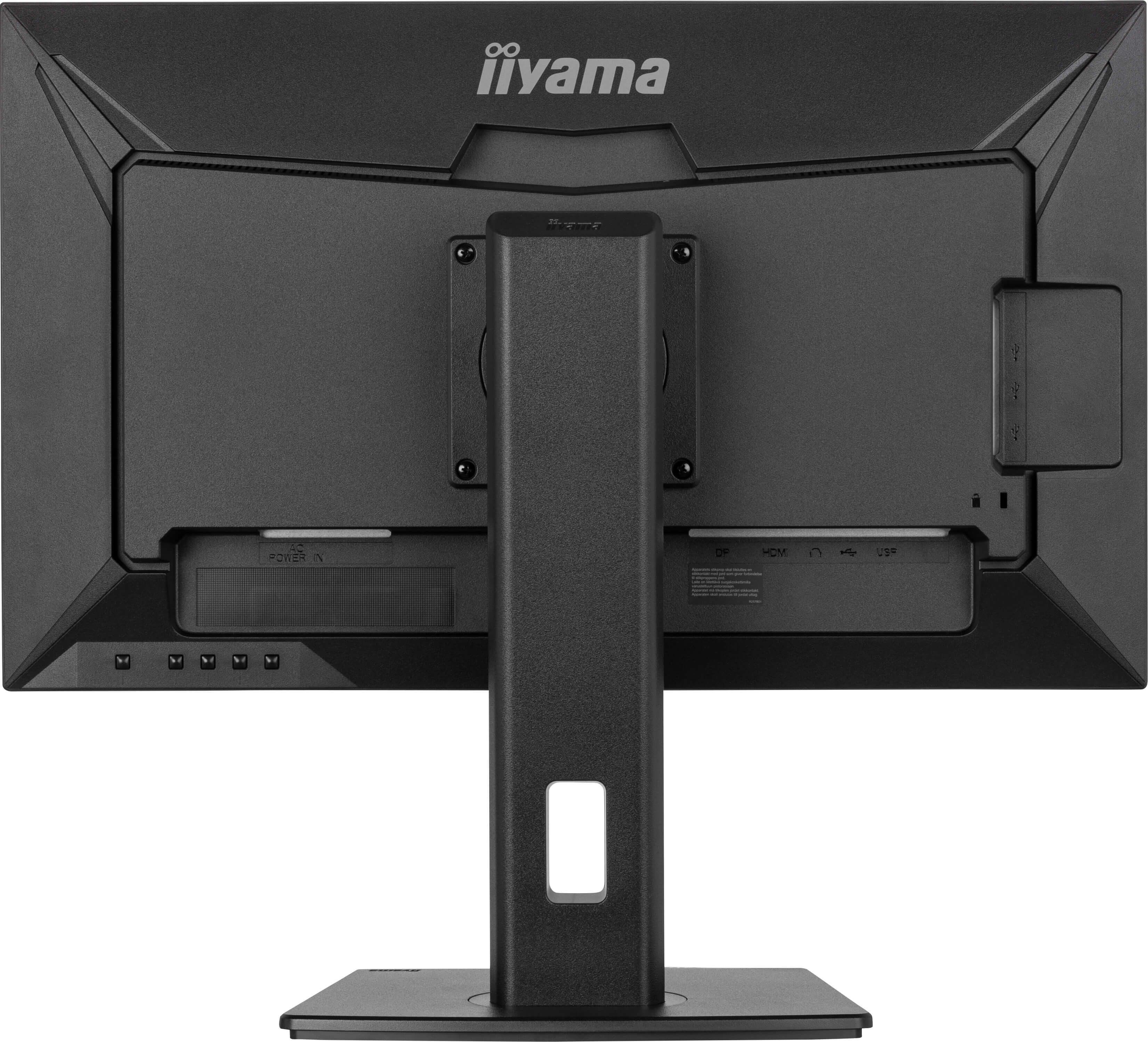iiyama ProLite/ XUB2492QSU-B1/ 23, 8"/ IPS/ QHD/ 100Hz/ 0, 5ms/ Black/ 3R 