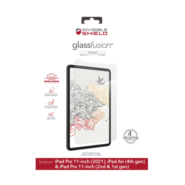ZAGG Invisible Shield Fusion + Canvas hybrid. sklo iPad Air 4/ 11 Pro