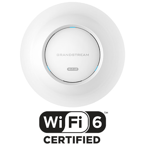 Grandstream GWN7665 AP, Wi-Fi 6E, 802.11ax, Tri Band 2x2:2 MU-MIMO DL/ UL OFDMA, 384 klientov, 48 SSID