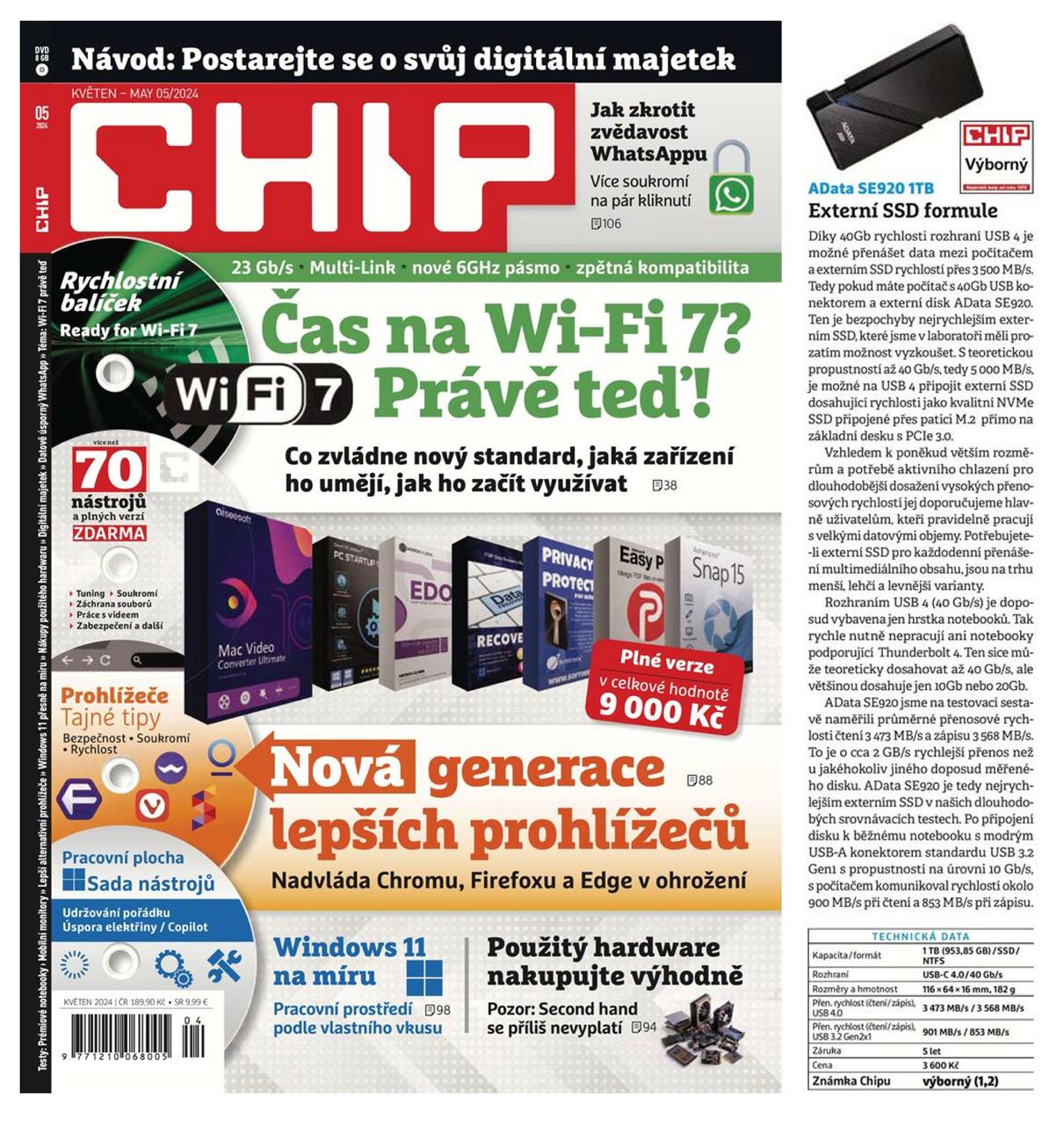 ADATA SE920/ 2TB/ SSD/ Externá/ Čierna/ 5R 