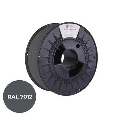 Tlačová struna (filament) C-TECH PREMIUM LINE, ABS, čadičová šedá, RAL7012, 1, 75mm, 1kg