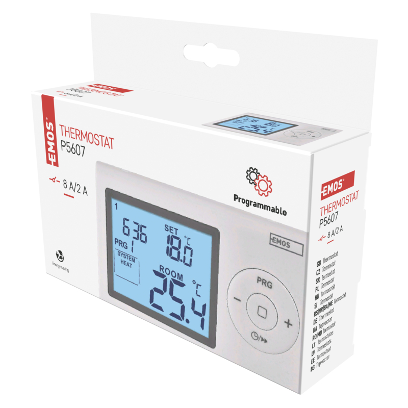 EMOS Programovateľný termostat-drôtový P5607 