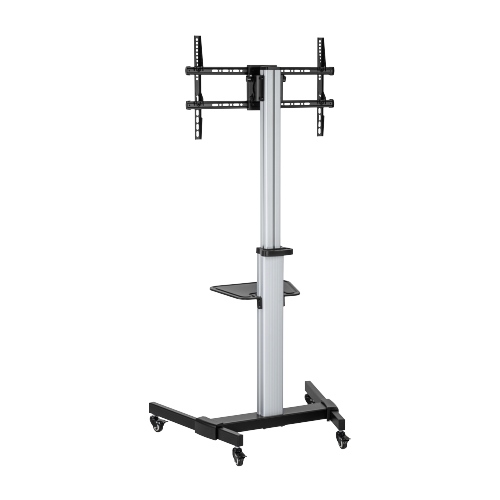 ALU pojazdný stojan Brateck FS44-46TW pre TV 37"-86" 50kg police 
