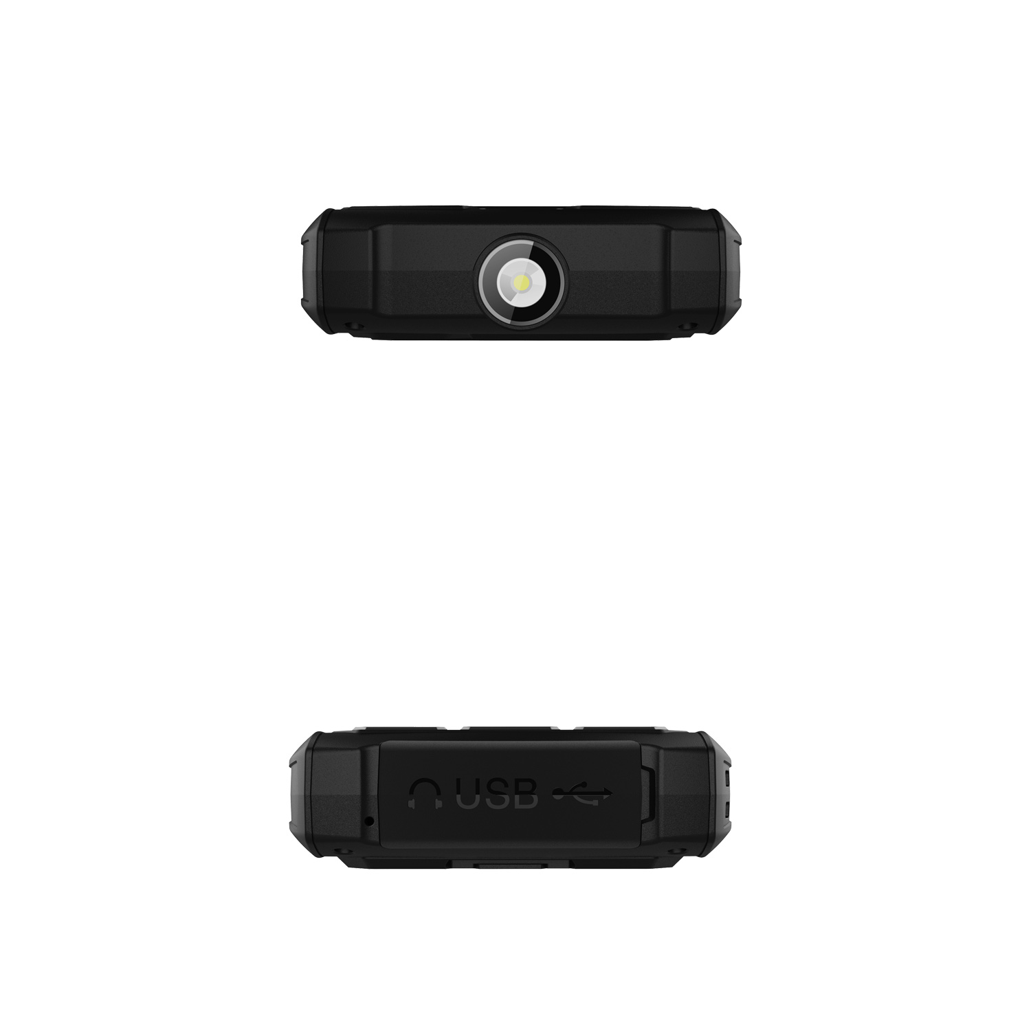 EVOLVEO StrongPhone H1, IP68 odolný Dual SIM telefón, 2, 8" LCD, 5000mAh, Powerbanka, čierno-sivý 