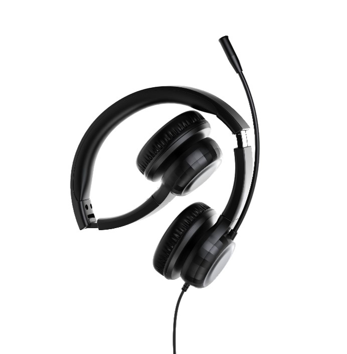 Acer Office Headset AHW154/ Stereo/ Jack/ Drôt/ Čierna 