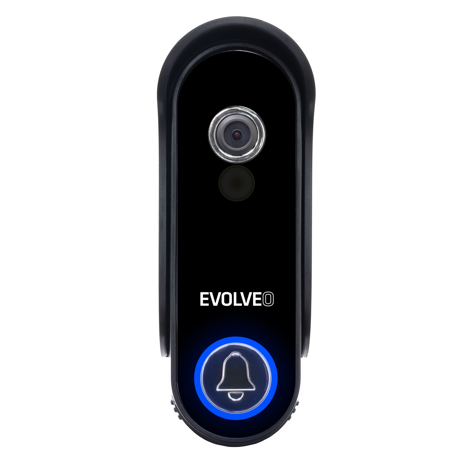 EVOLVEO DoorPhone W7, Sada domáceho bezdrôtového videotelefónu s WiFi čierny strieborný monitor 