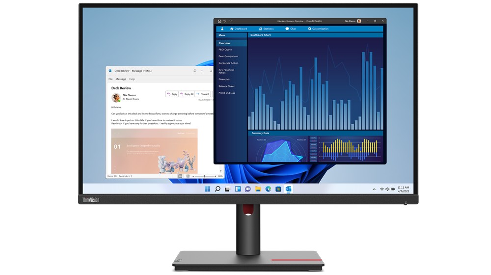 Lenovo ThinkVision/ T27q-30/ 27"/ IPS/ 4K UHD/ 60Hz/ 4ms/ Black/ 3R 