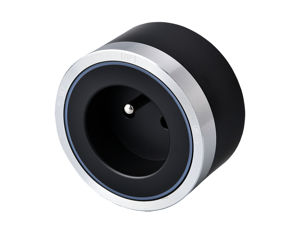 Zásuvkový modul Viking A30SB, strieborno-čierna/ výstupy - 1xAC/ výkon až 2500W/ 230V, 16A, 50Hz/ Zásuvka typ