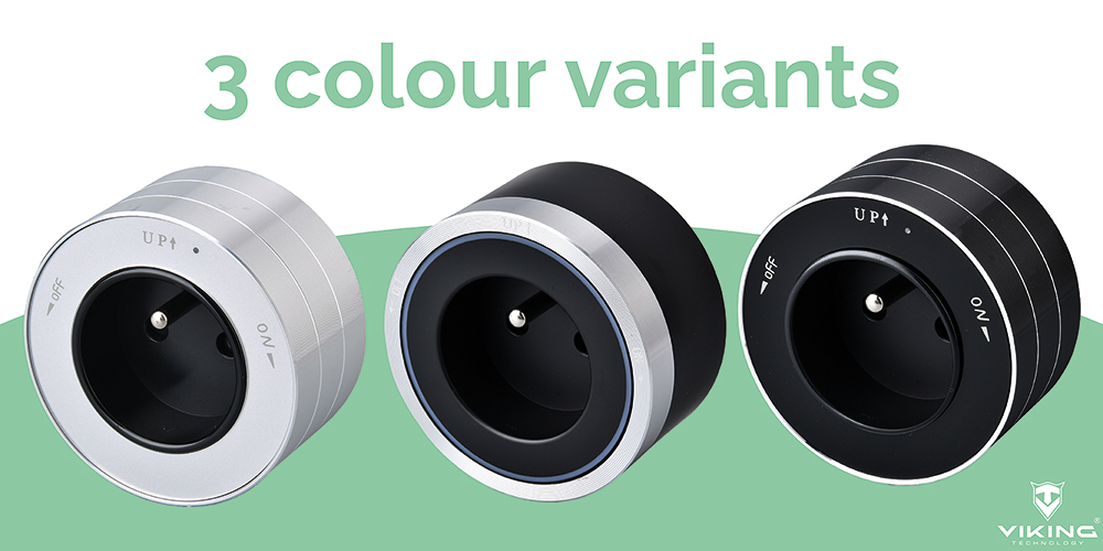 Zásuvkový modul Viking A30B, čierna/ výstupy - 1xAC/ výkon až 2500W/ 230V, 16A, 50Hz/ Zásuvka typu F 